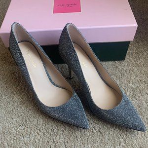 Kate Spade Vivian Smoke Heels in Box